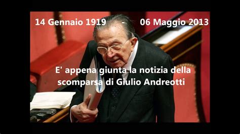 giulio andreotti cause of death.